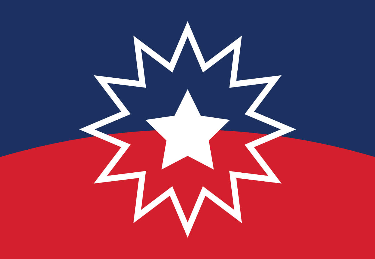 Header image: graphic of the the Juneteenth flag