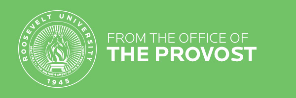 From the Office of the Provost
